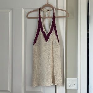 Free people crochet tank top tunic